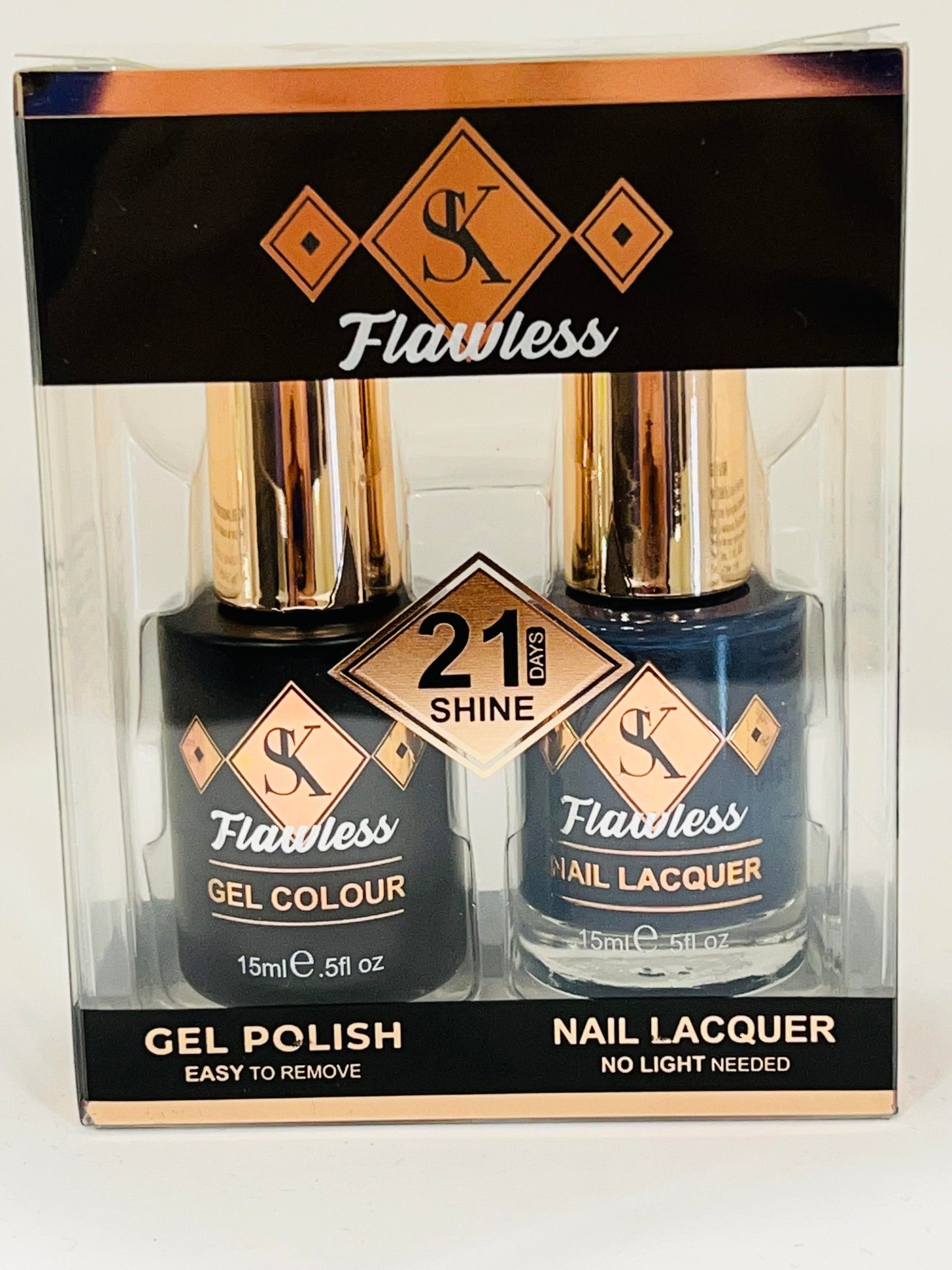 Midnight Blue Gel and Lacquer Nail Polish