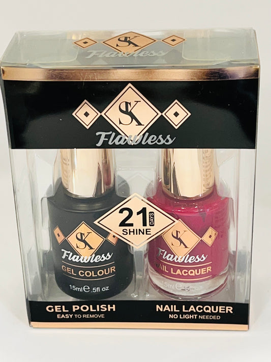 Crimson Gel and Lacquer Polish