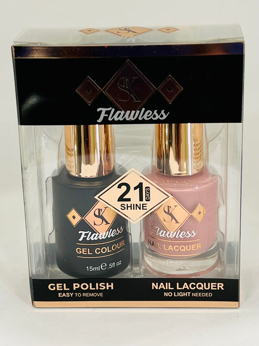 Dusky Pink Gel and Lacquer Polish